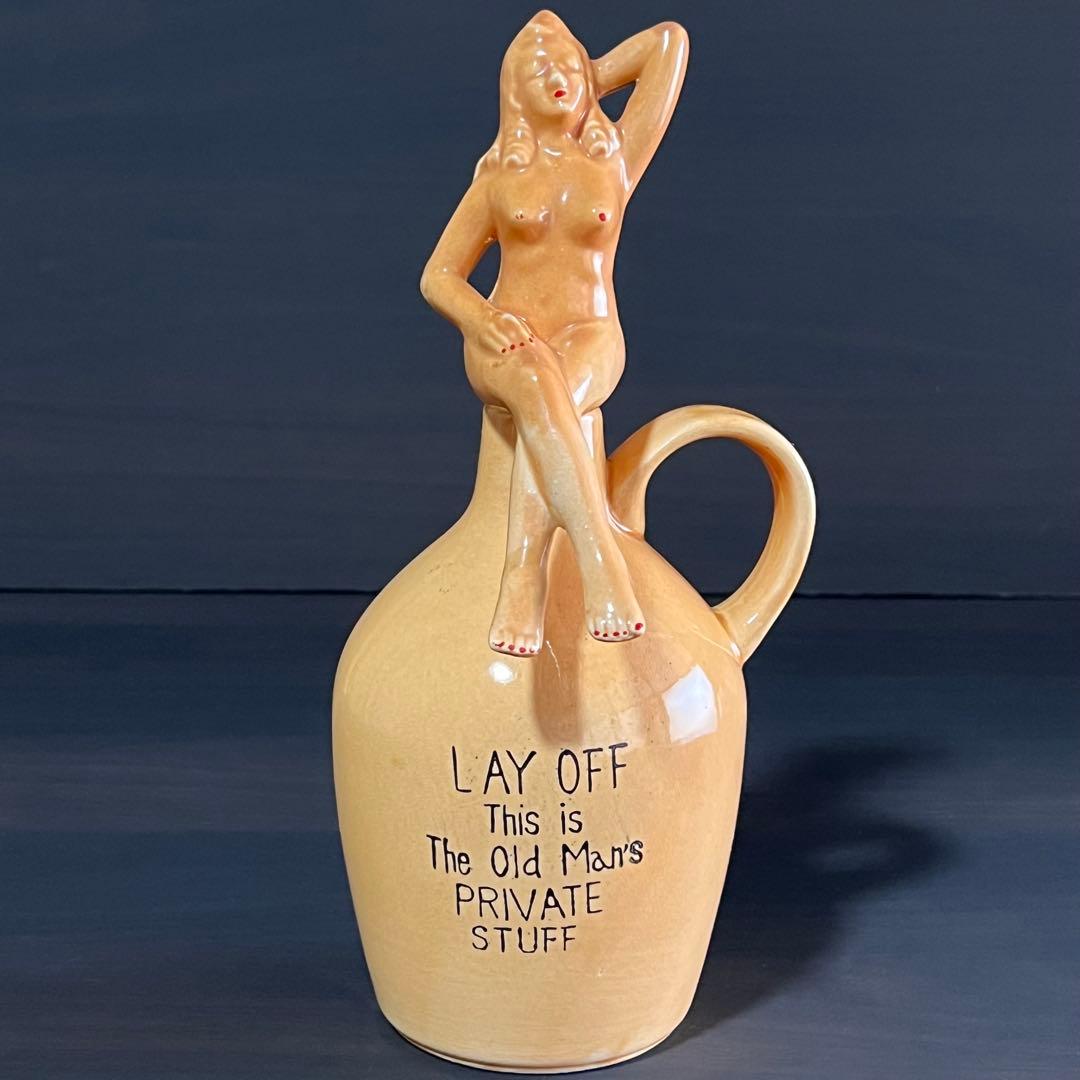 50s ビンテージ ピンナップガール ヌード デカンタ デキャンタ レアカラー