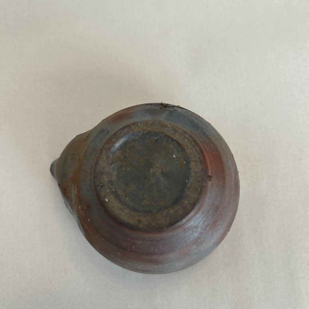 『値引き』【珍しい】備前焼　人間国宝　藤原啓　作　宝瓶　急須