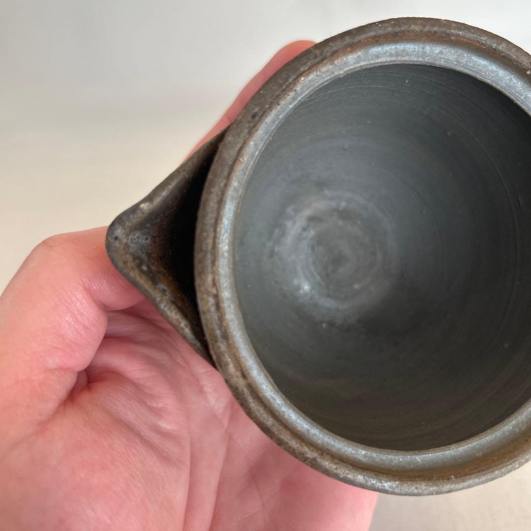 『値引き』【珍しい】備前焼　人間国宝　藤原啓　作　宝瓶　急須