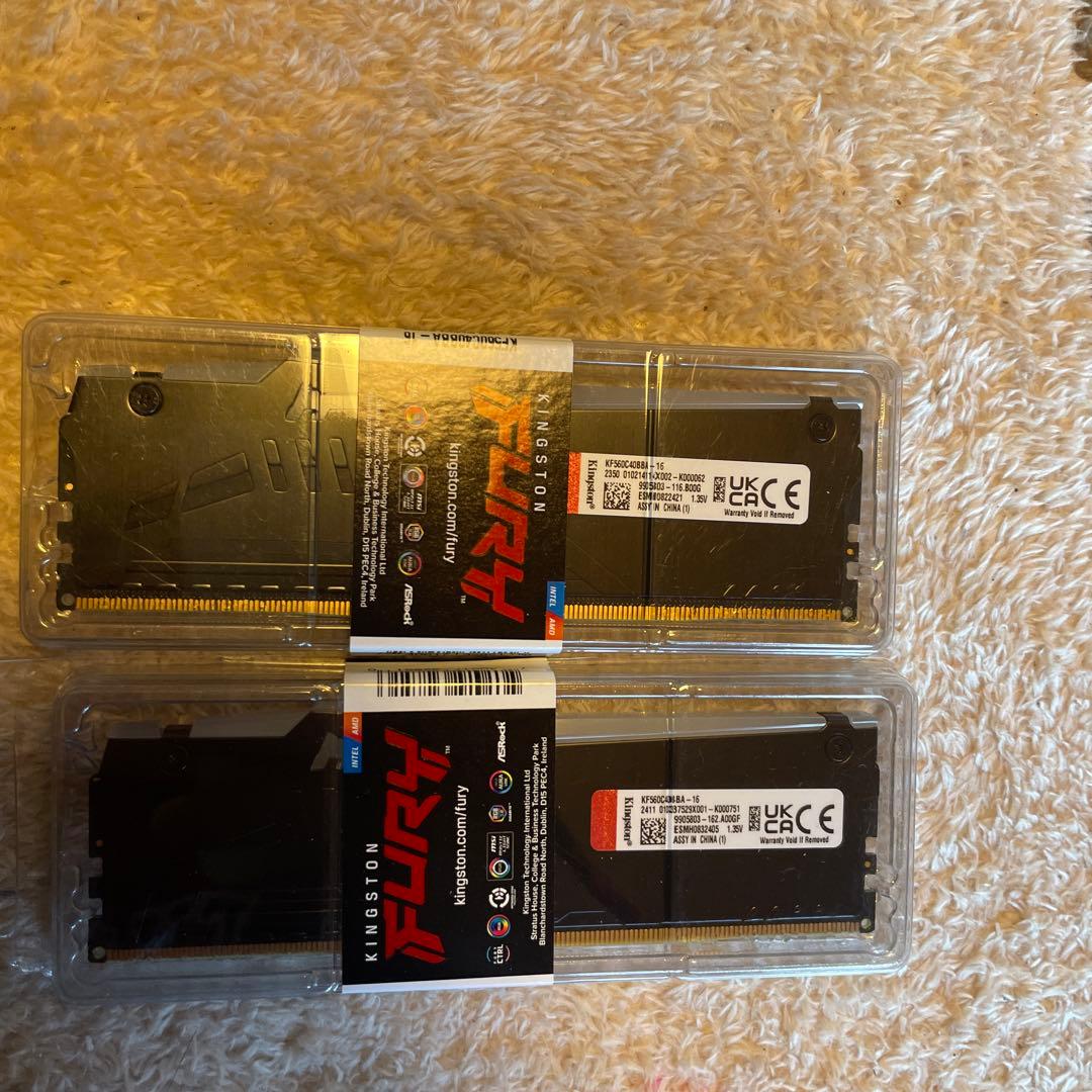 FURY BEAST DDR5 16GB 6000MHz 2枚セット