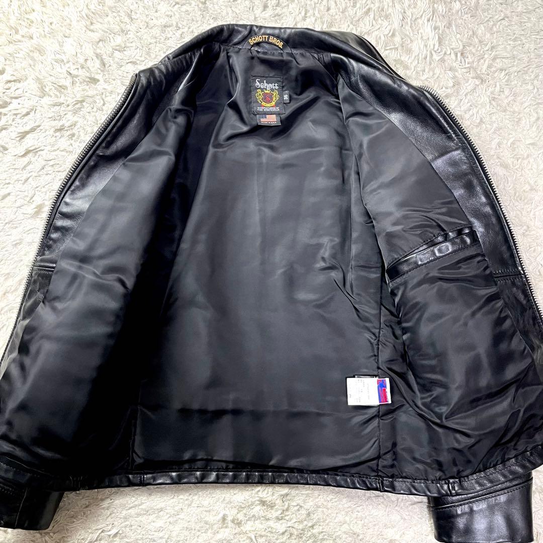 美品/現行✨ショット シングルライダース レザージャケット 103us 36