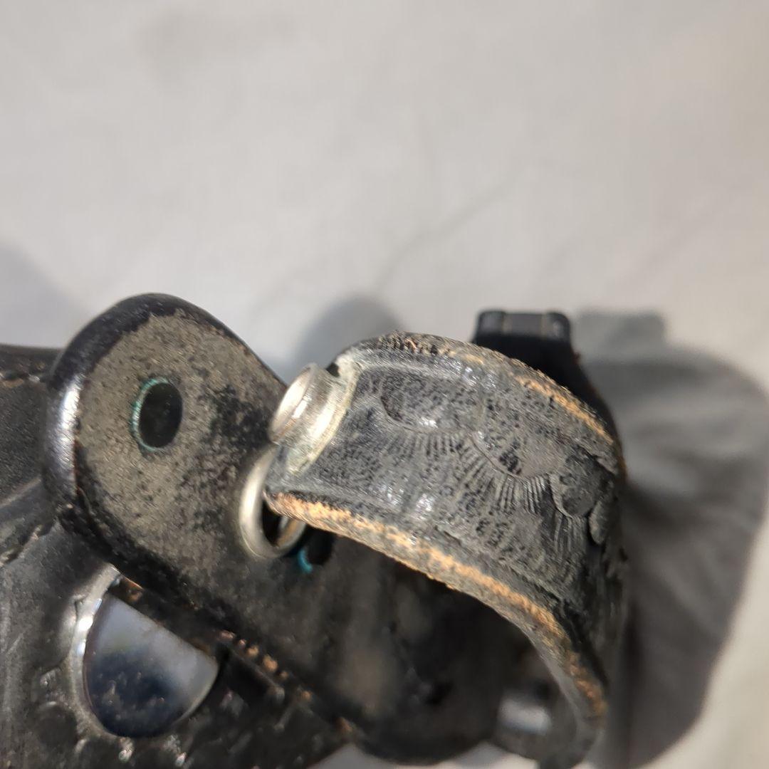 サファリランド製　実物本革レザーホルスター　s＆w 9mm対応