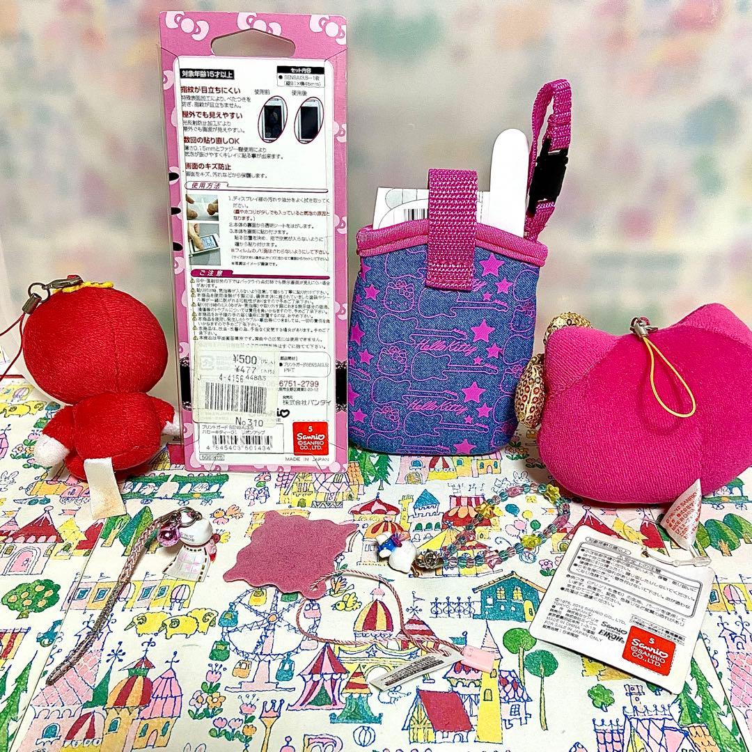 サンリオ ハローキティ まとめ売り レオパード ぬいぐるみ ご当地 ストラップ他