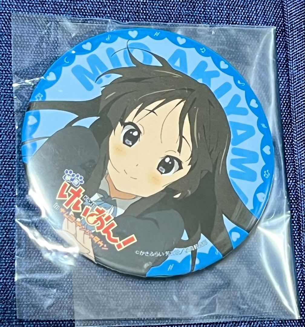 けいおん！ 秋山 澪 缶バッジ ナムコ ナンジャタウン限定