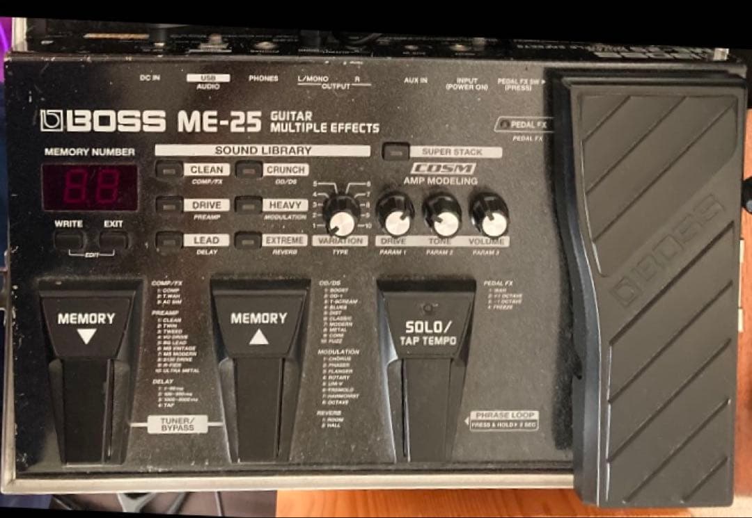 BOSS ME-25 マルチエフェクター本体のみ