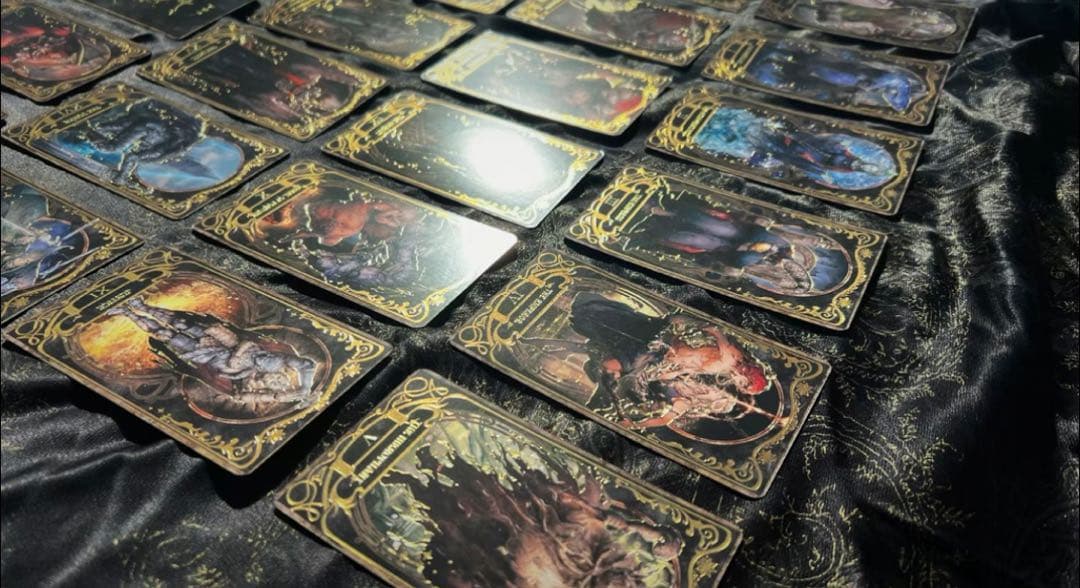 エルデンリング 書き下ろし　タロットカード　22枚　+色紙2枚　おまけ付き