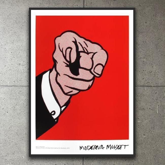 額装品/Hey You！/ロイ リキテンスタイン/ポスター