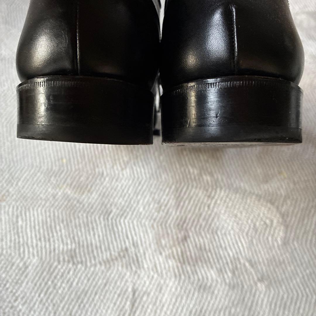 ユナイテッドアローズブラックレザー ドレスシューズ Uチップ