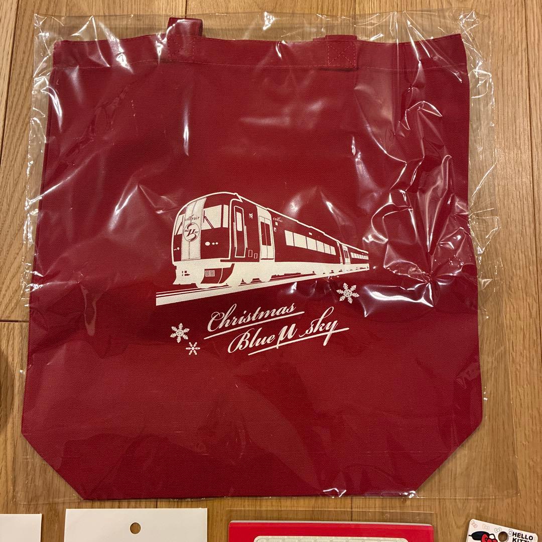 名鉄　クリスマストレインツアー　ブルーミュースカイ 限定品＆参加グッズ　8点