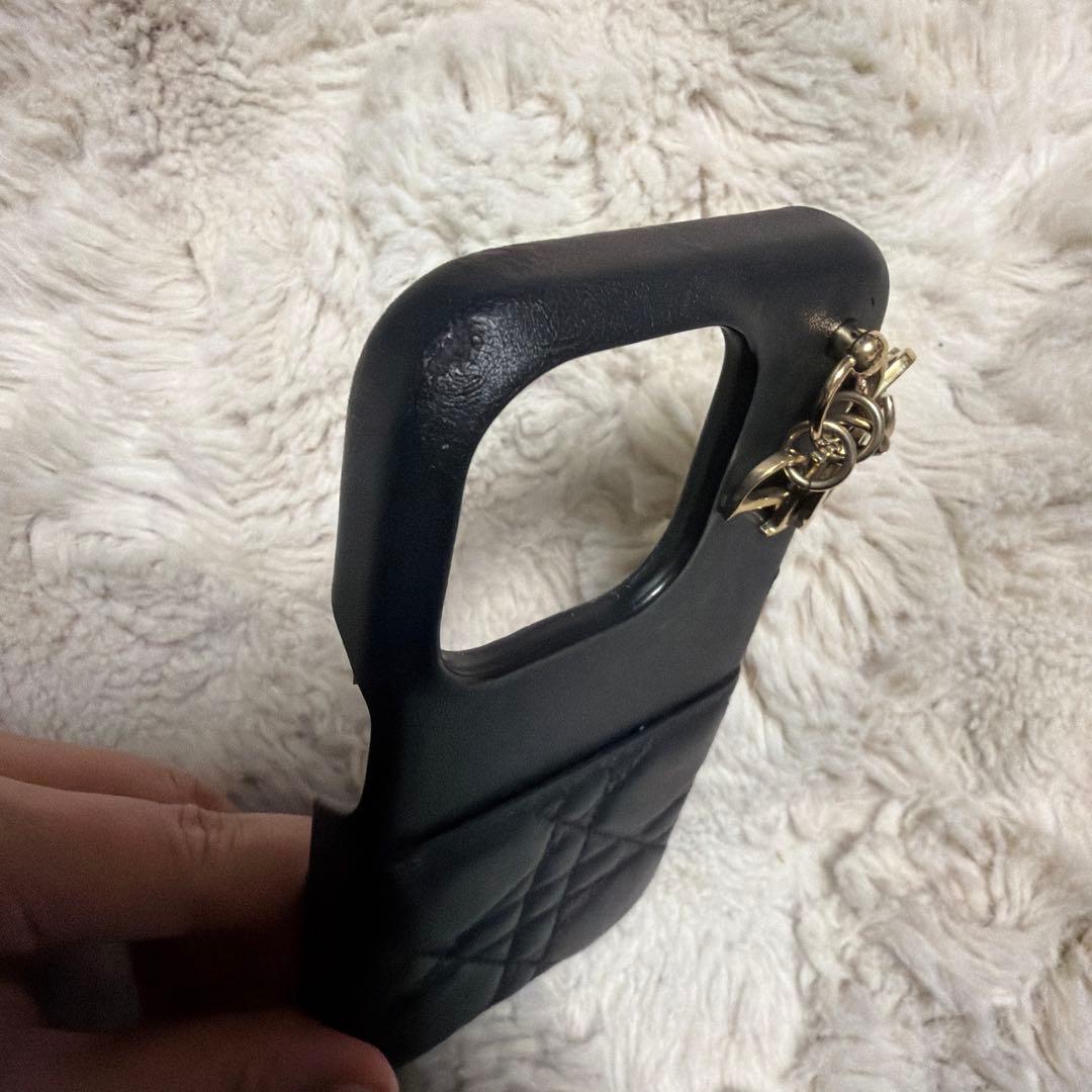 DIORブラックiPhone15Proケース