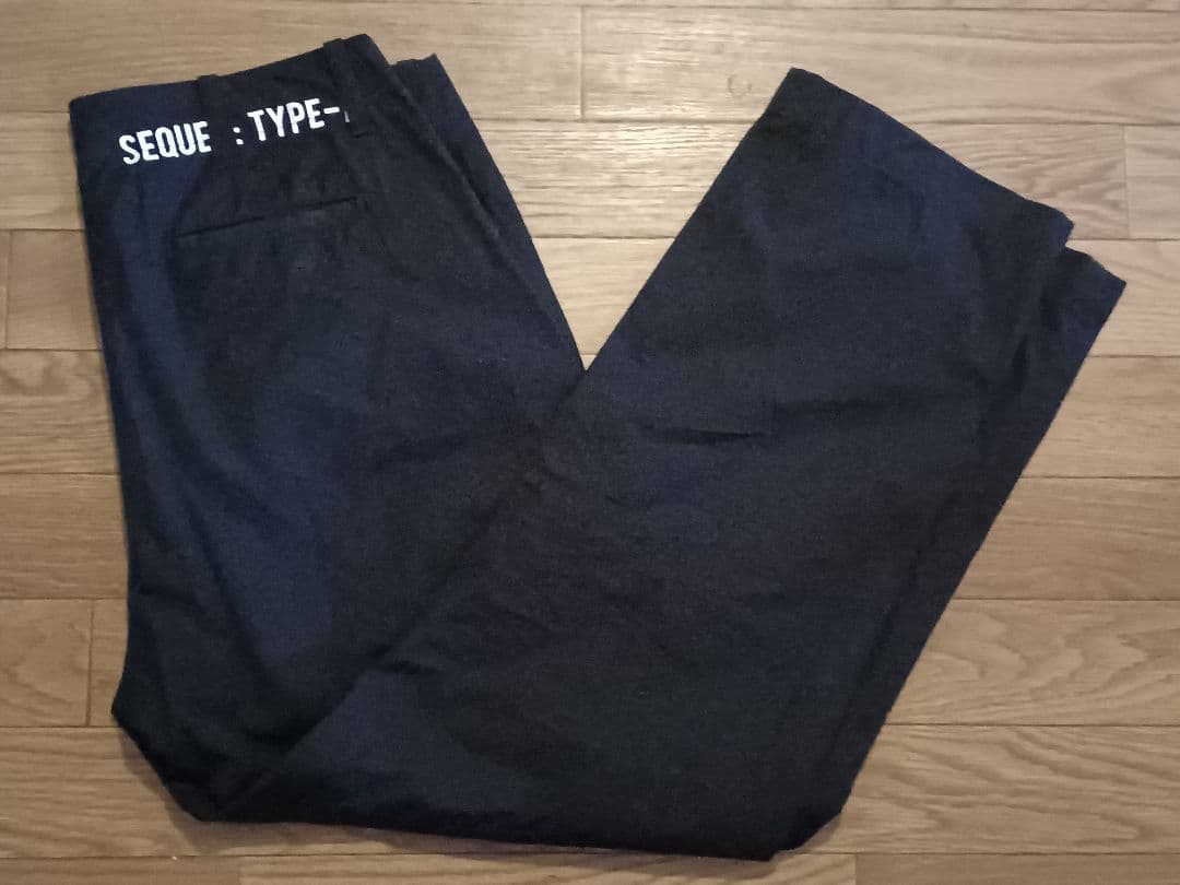 SEQUEL TYPE-F チノパン L ブラック シークエル フラグメント