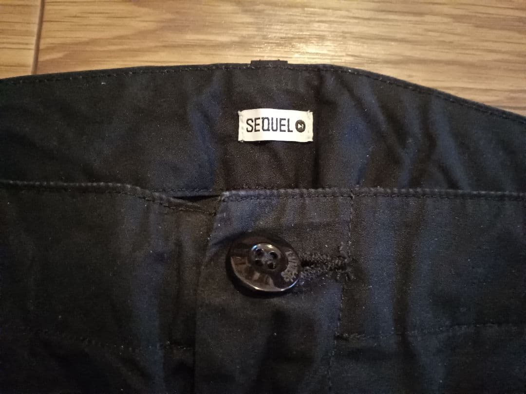 SEQUEL TYPE-F チノパン L ブラック シークエル フラグメント
