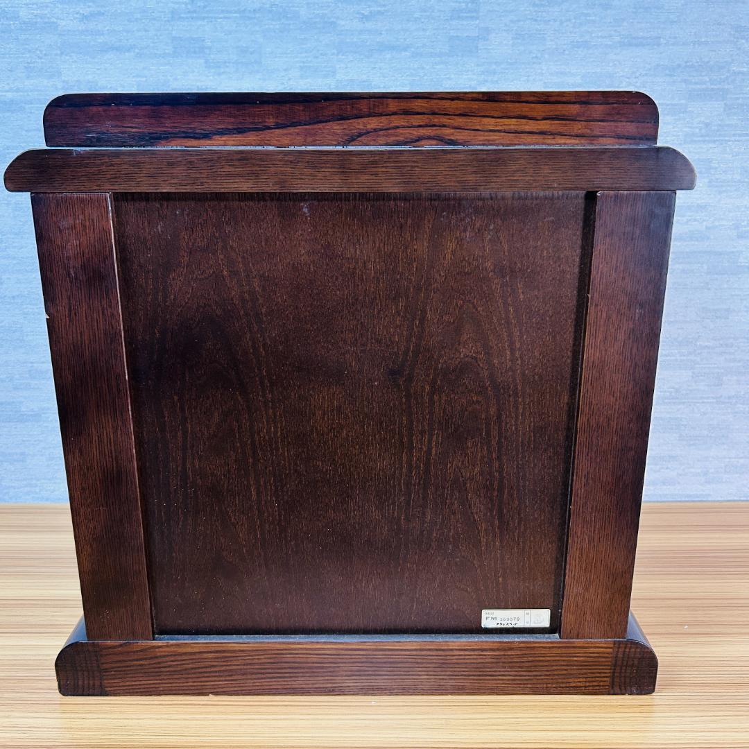 フランスベッド 天然木 ナイトテーブル サイドテーブル 2段チェスト 9800