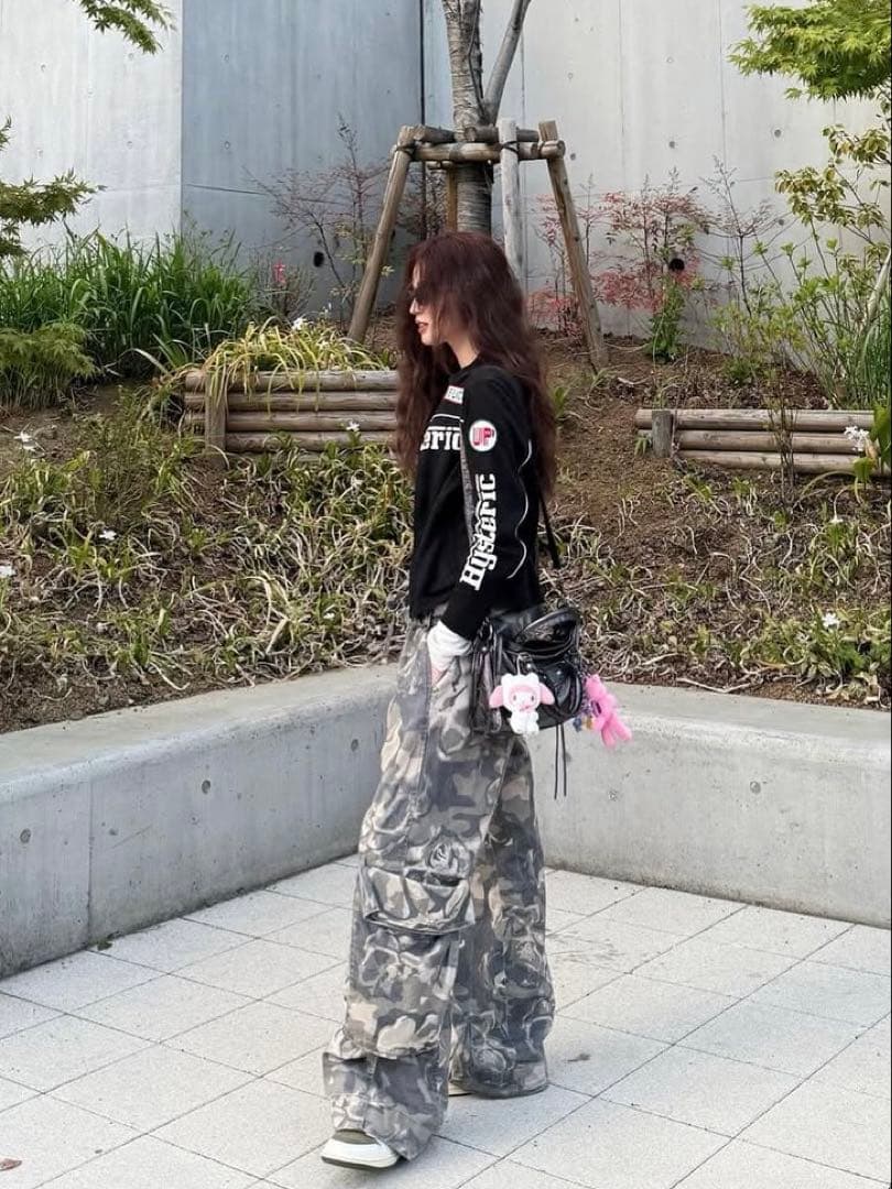 OPEN Yy カモフラージュカーゴパンツ