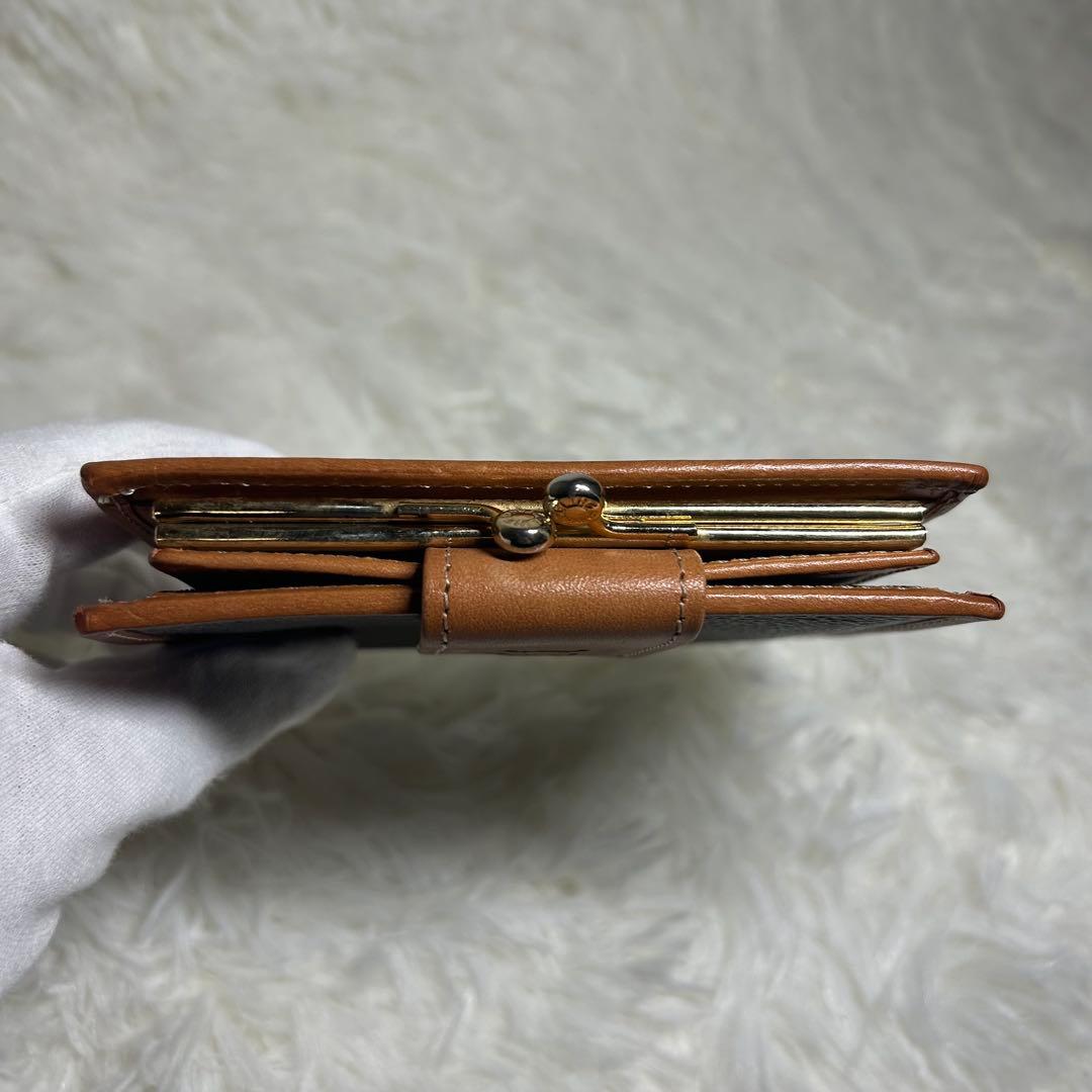 ✨美品✨CELINE 二つ折り財布 ブラウンレザー