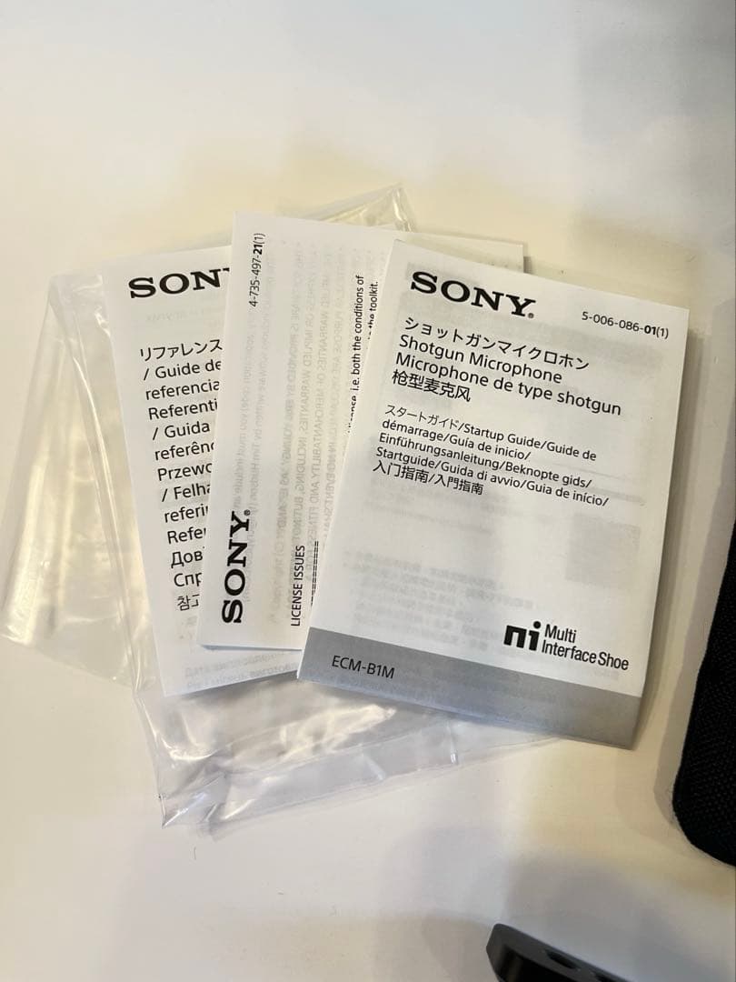 【期間限定価格】SONY ECM-B1M ショットガンマイク