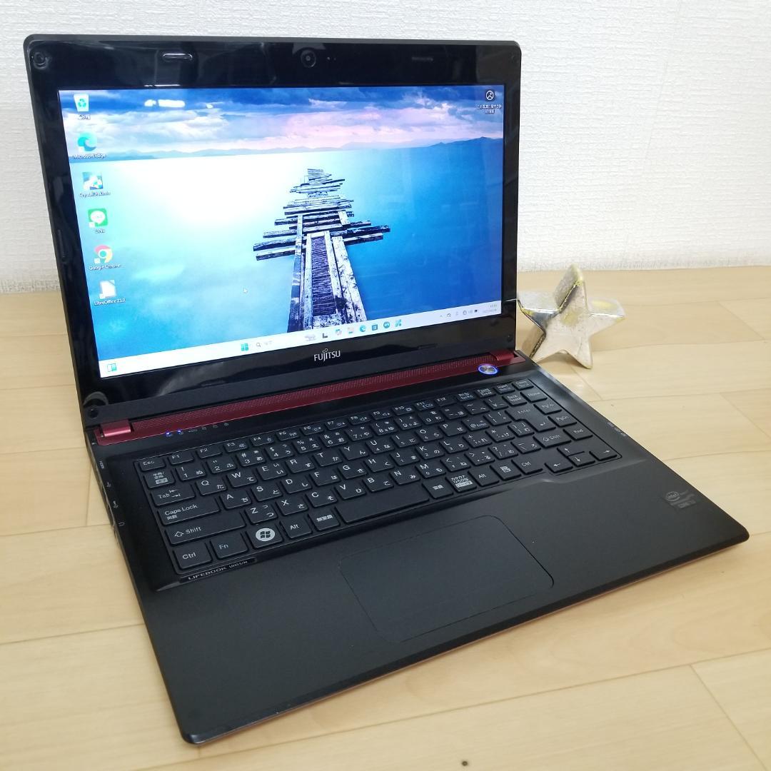 新品SSD i3搭載 Win11 即使用可ノートPC 富士通 (E1875)