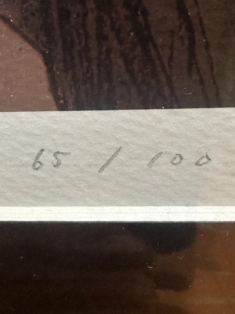 【超レア】村田蓮爾『プリマベーラ』65/100 直筆サイン付き 額装済み