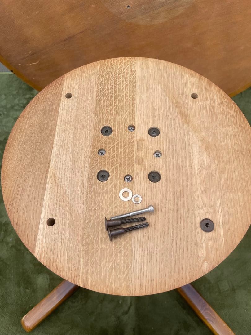 飛騨産業　キツツキマーク　コーヒーテーブル　円卓　ラウンドテーブル　RN