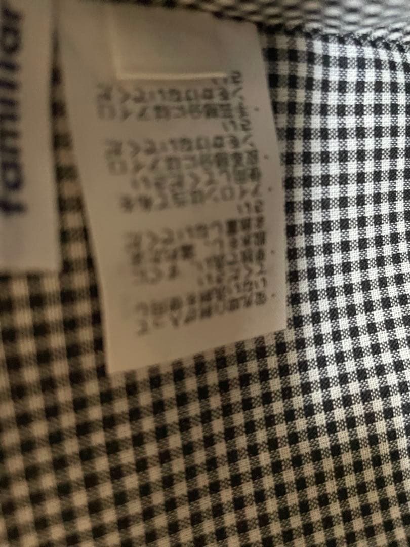 familiar デニムバック　バレリーナ　黒