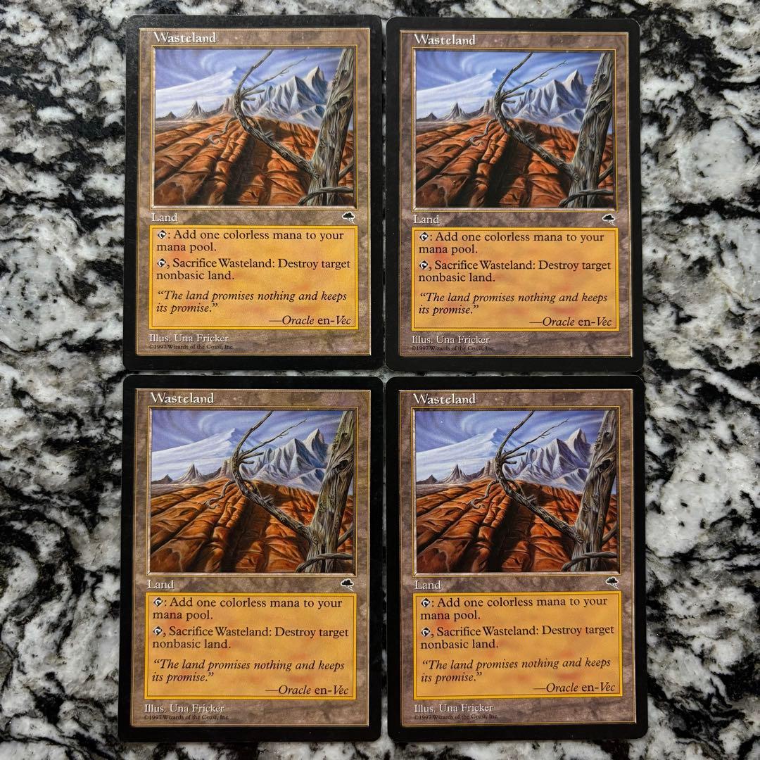 不毛の大地 英語版 4枚セット mtg