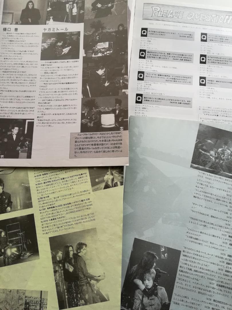 希少 レア◆BUCK-TICK 旧ファンクラブ会報＋＠セット①