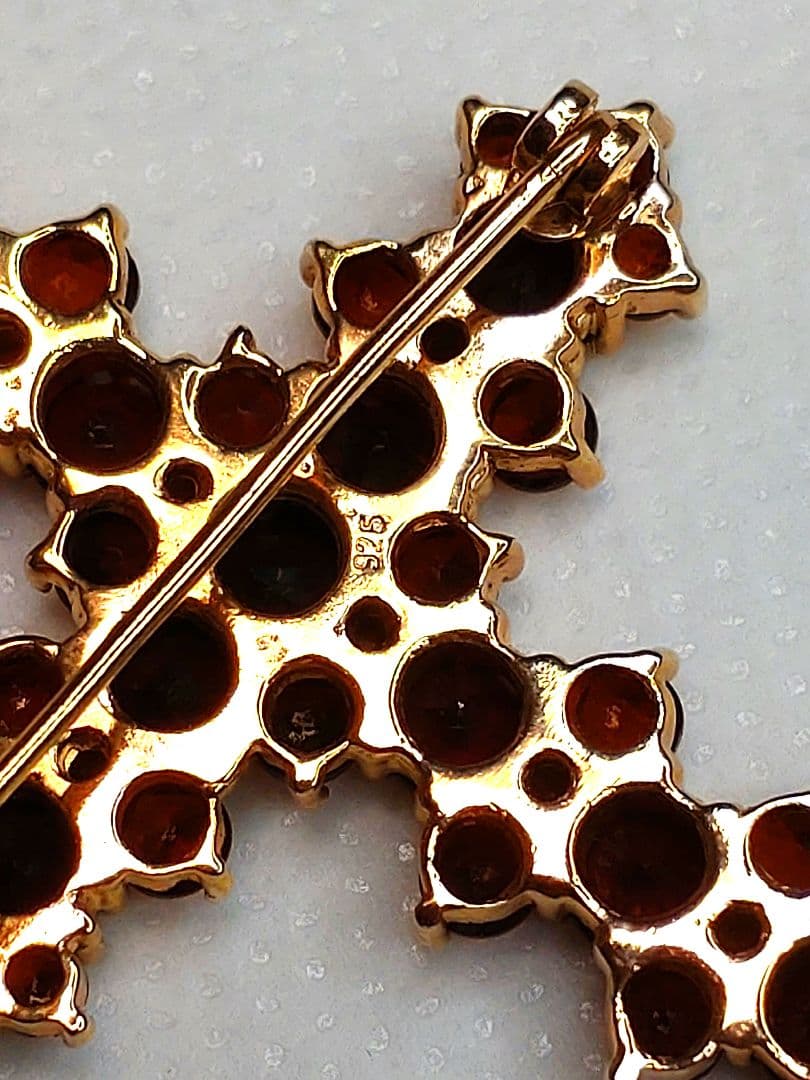 ◎ブローチ-silver925 9ct Gilded Ag【お値引対象品】