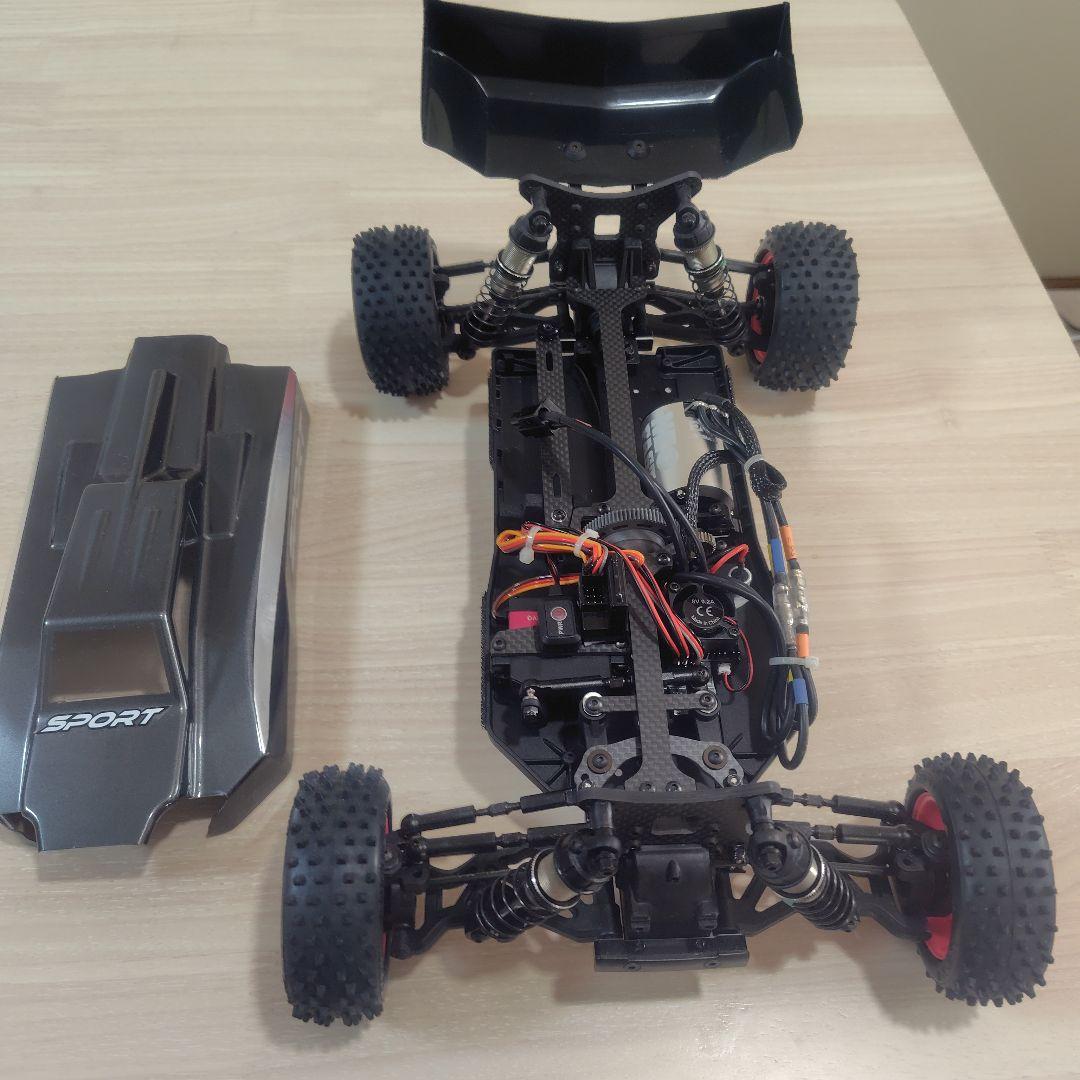 PRレーシング1/10SPORT バギーブラシレスモーターアンプタミヤ京商ヨコモ