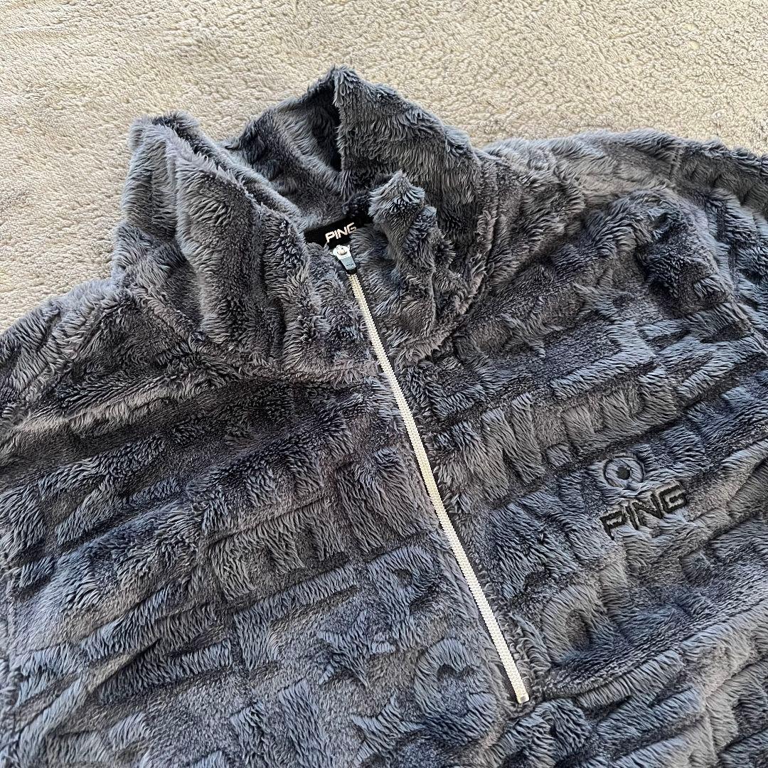 PING ピン　セットアップ　フリース　レディース　ジャケット　スカート 総柄