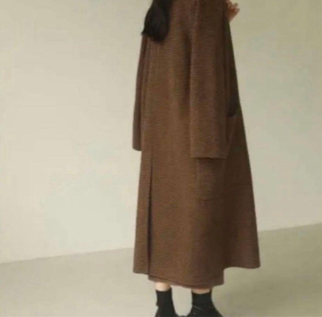 美品　TODAYFUL Over Check Coat 36