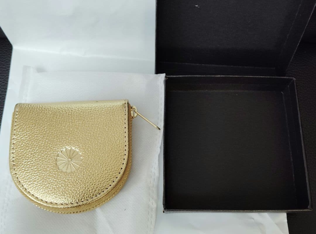 【即日発送】【皇居限定】新品未使用 皇居財布 ゴールド 金運アップ 馬蹄型小銭入