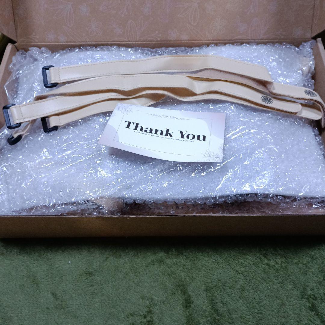 木製 リラックス ポータブルバスルーム フットレスト バスタブアクセサリー