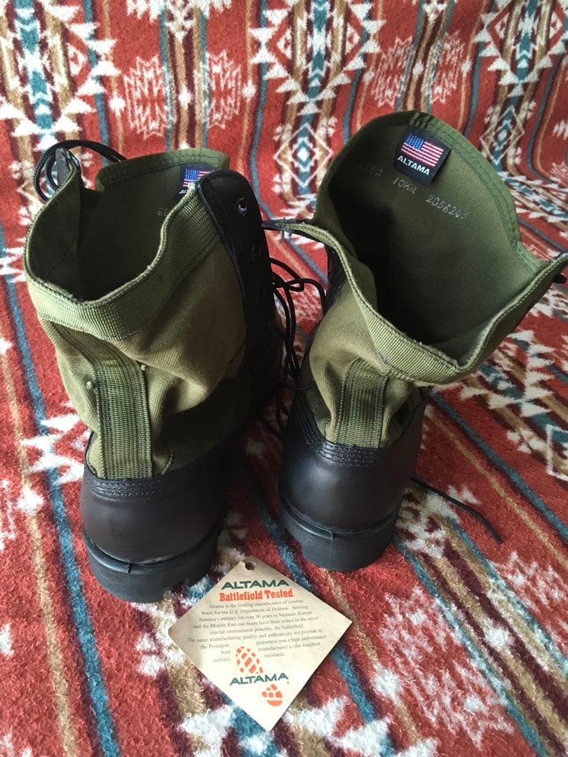 ALTAMA バトルフィールドブーツ オリーブドラブ/ブラック