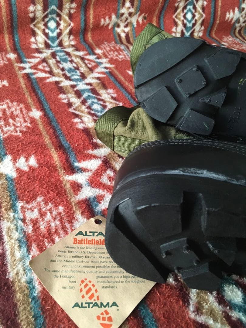 ALTAMA バトルフィールドブーツ オリーブドラブ/ブラック