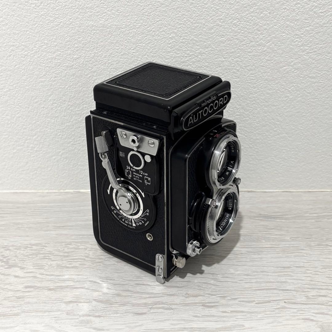 minolta autocordⅢ ミノルタオートコードⅢ3型Rokkorレンズ