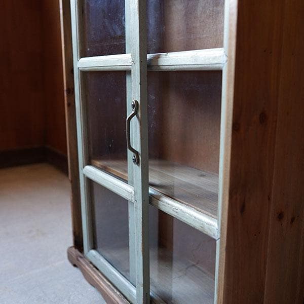 再入荷 グランシュマン　木製ガラス扉収納キャビネット