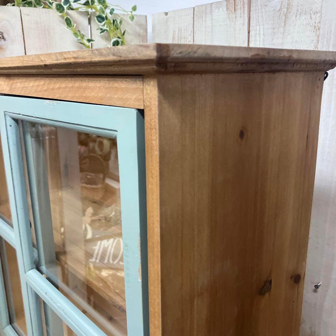 再入荷 グランシュマン　木製ガラス扉収納キャビネット