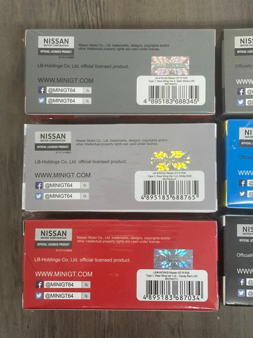 MINI GT LBワークスミニカー 6台セット