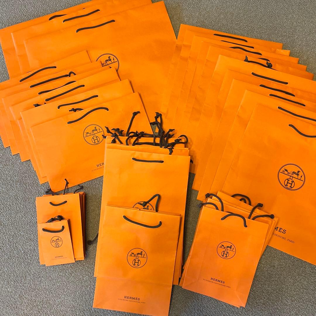 HERMES 紙袋　ショッピングバッグ　計62枚