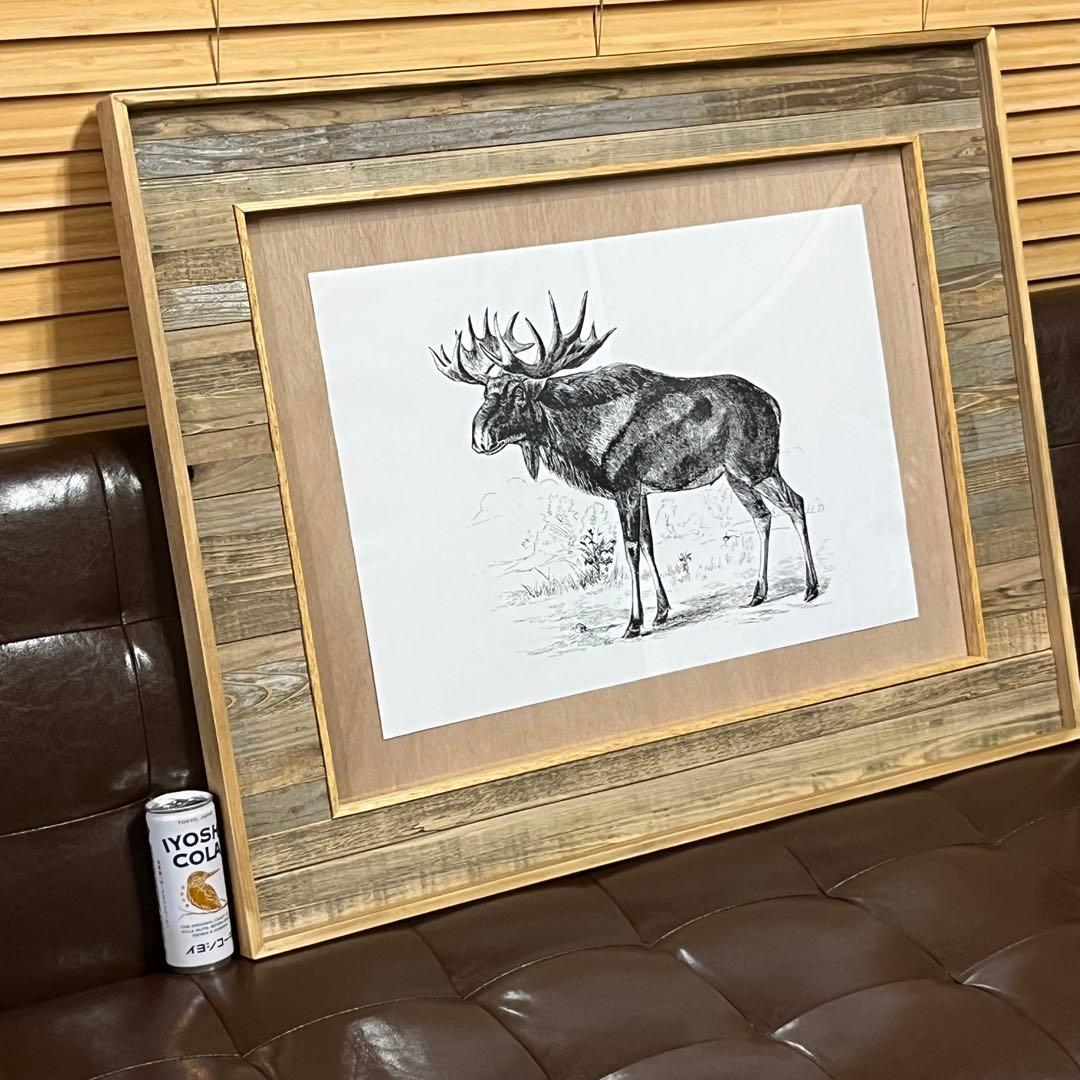 古材額縁　A2サイズ　ポスターフレーム