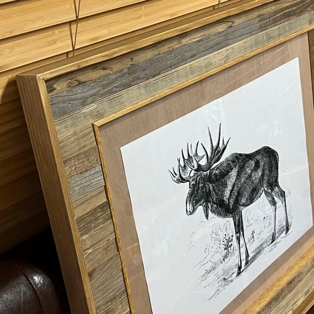 古材額縁　A2サイズ　ポスターフレーム