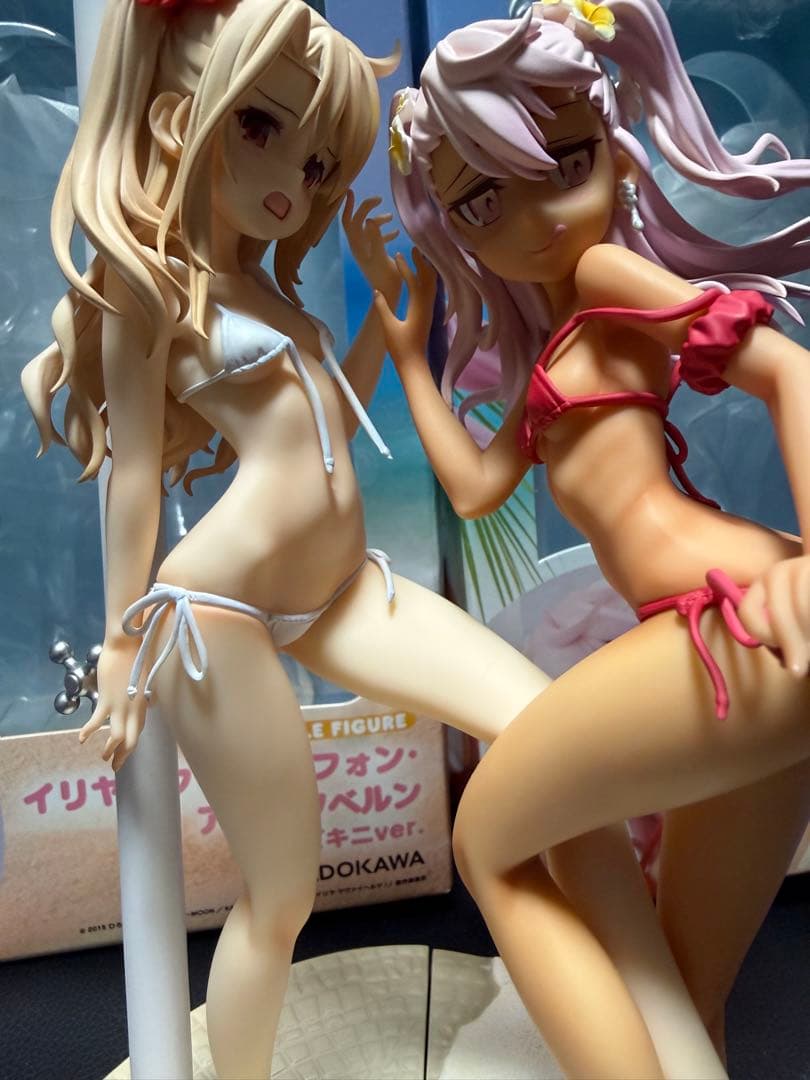 【正規品】プリズマ☆イリヤ クロエ　イリヤ　ビキニver. 1/7 二体セット
