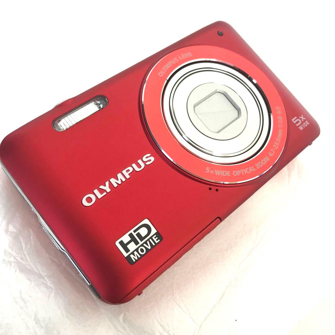 【未使用品】　OLYMPUS VG-120 レッド　コンパクトデジタルカメラ