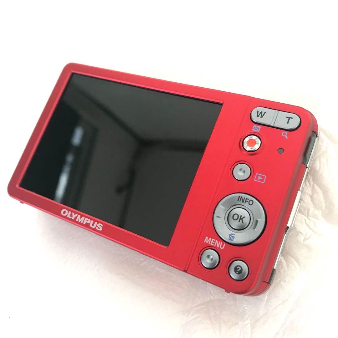 【未使用品】　OLYMPUS VG-120 レッド　コンパクトデジタルカメラ