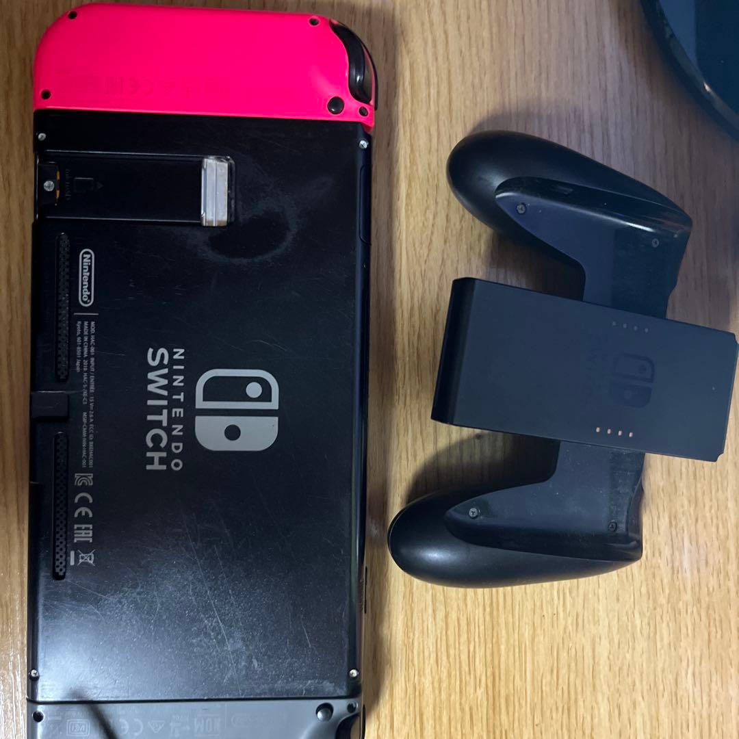 NintendoSwitch 本体 + Joy-Conグリップ + 電源アダプタ