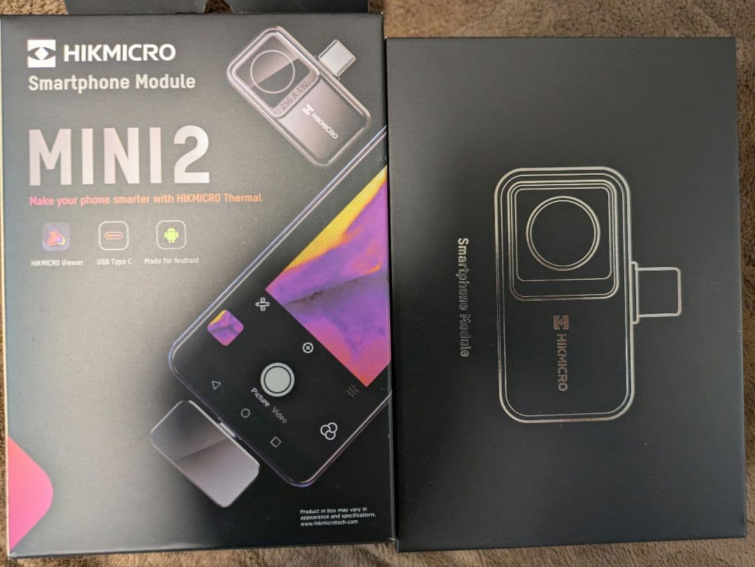 サーモグラフィカメラ　HIKMICRO Mini2 USB-C　赤外線カメラ