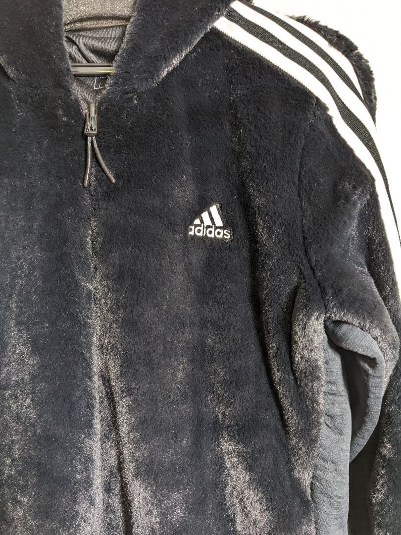 adidasgolfスリーストライプスフリースセットアップ+タイツセット L