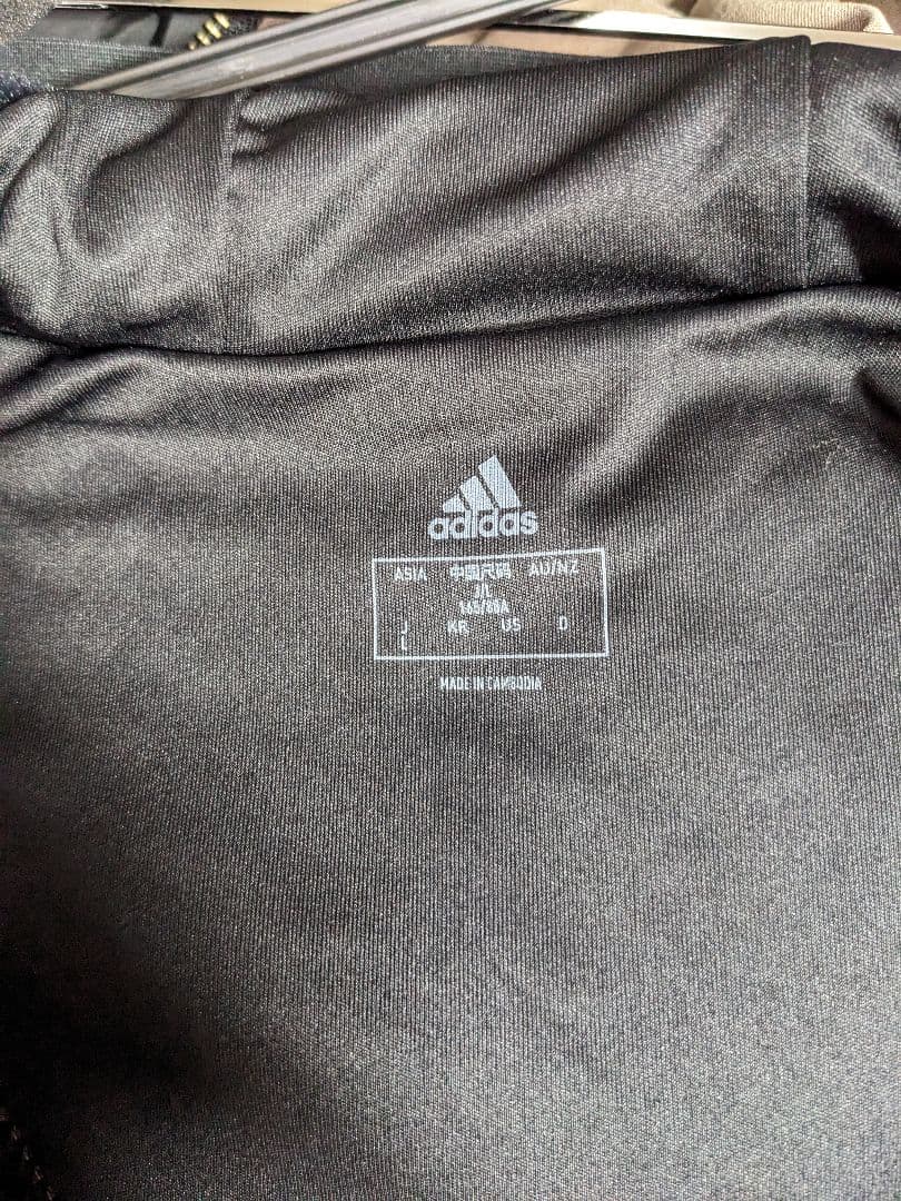 adidasgolfスリーストライプスフリースセットアップ+タイツセット L