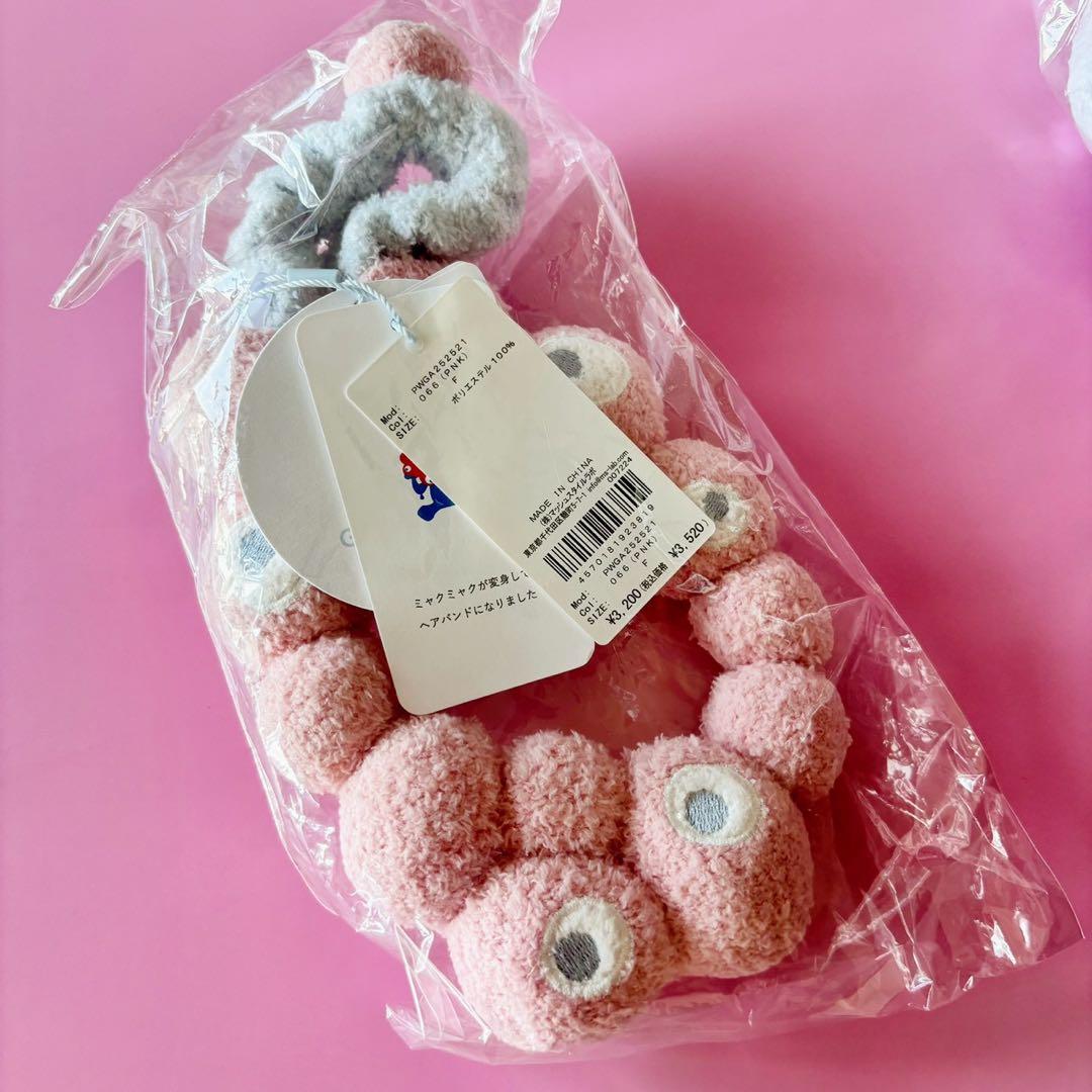 ミャクミャク×ジェラピケ　ティッシュカバー＆ヘアバンドセット