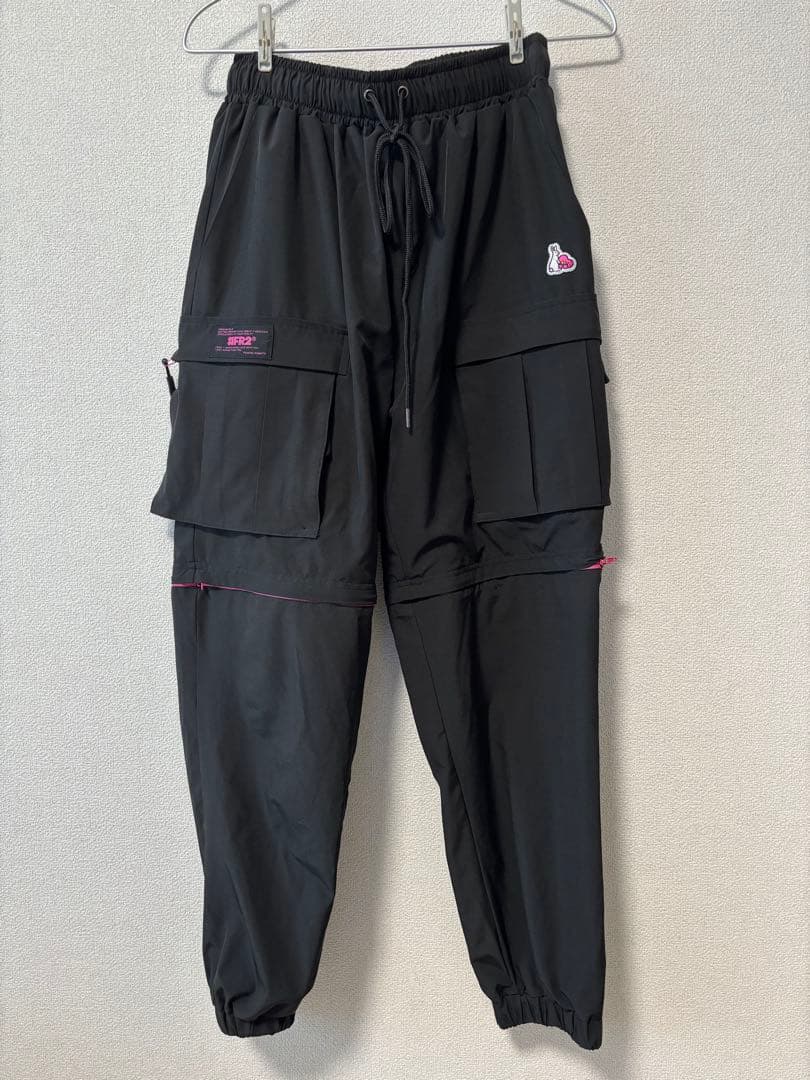 #FR2 梅　ブラック カーゴパンツ